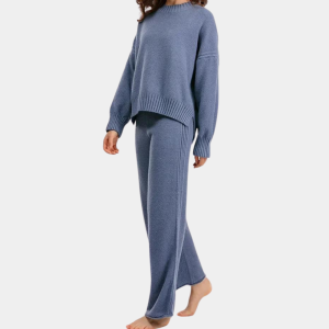 Stilla | Stilfuld Strikensemble Til Kvinder: Blødt Sweatshirt Og Stylisk Bukser Online