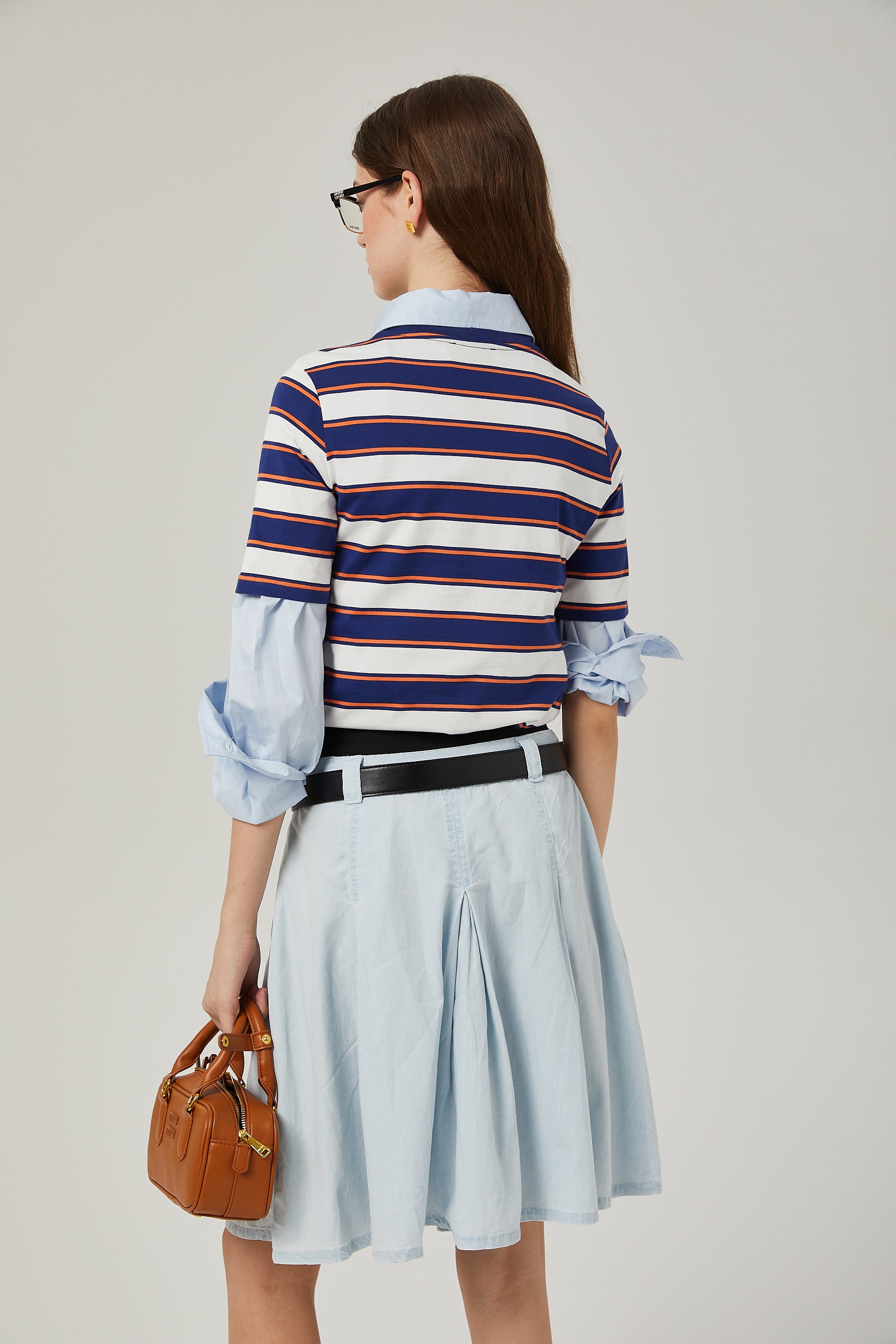 Stilla | Stripe Print Bomulds T-Shirt Mode