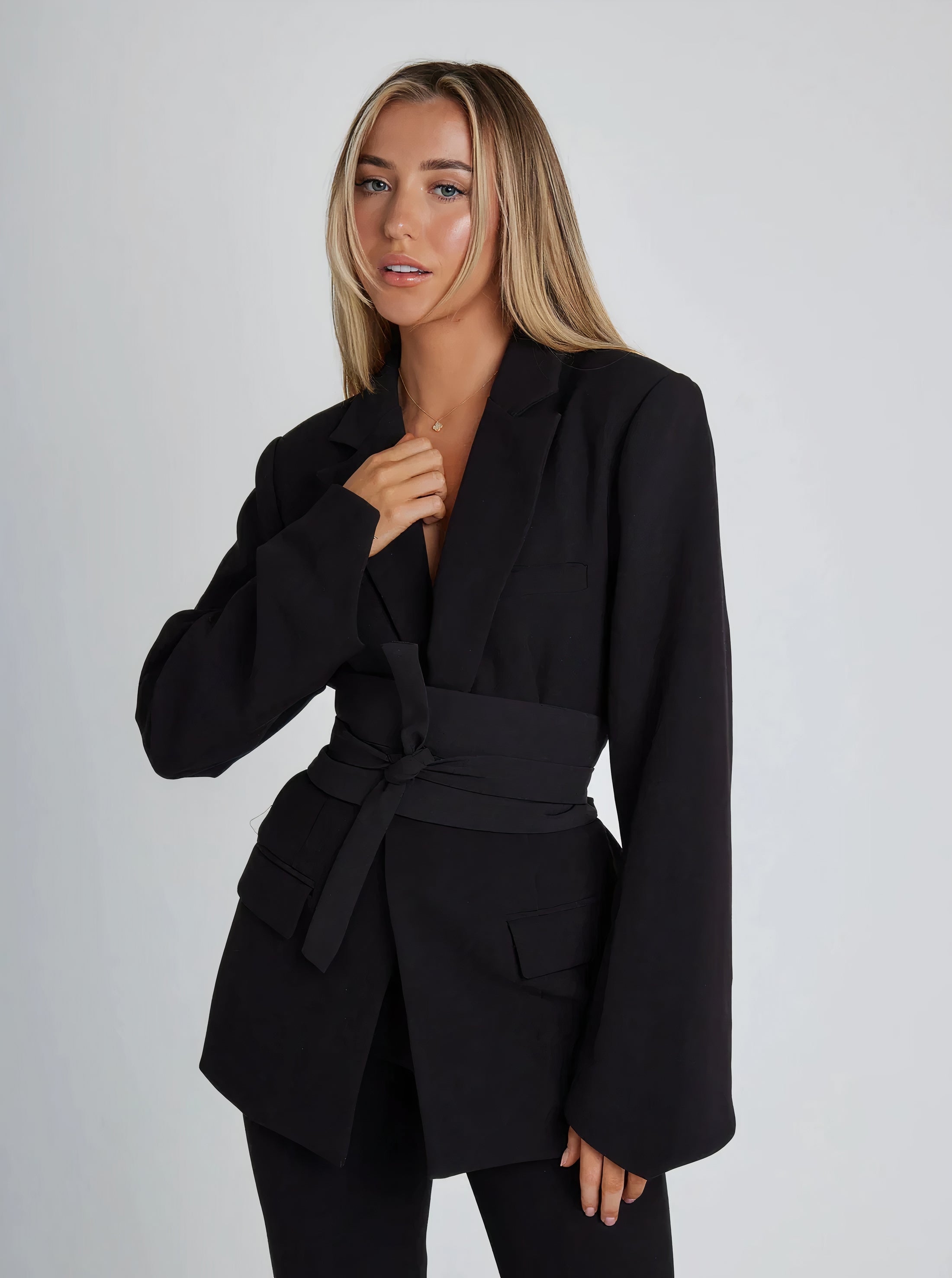 Stilla | Sommer Blazer Med Bælte