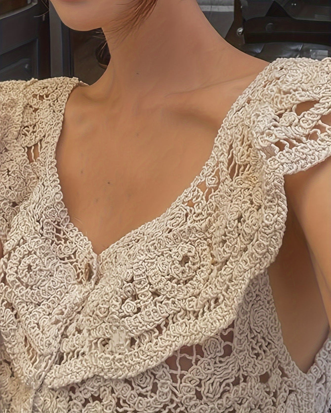 Stilla | Elegant Boho Bluse Med Knaplukning