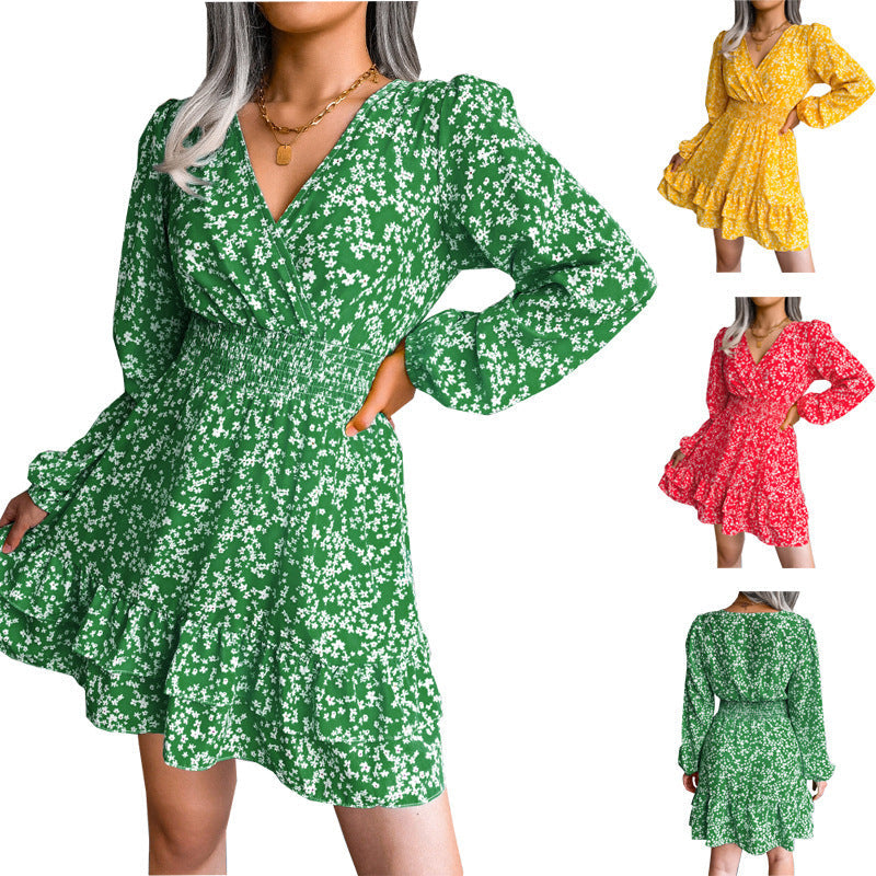 Stilla | Strop Floral Chiffon Sommerkjole Online