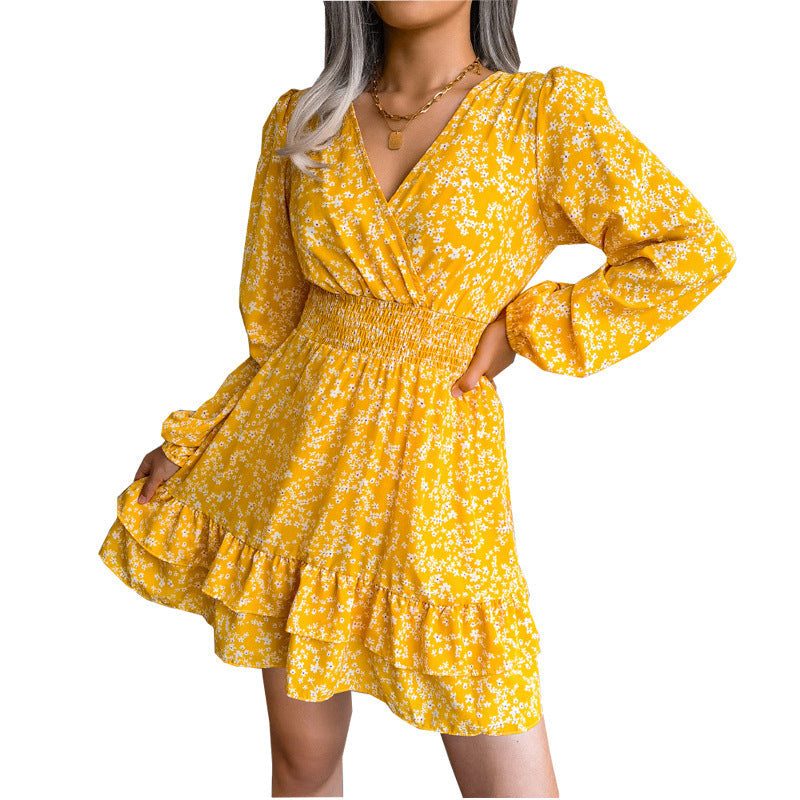 Stilla | Strop Floral Chiffon Sommerkjole Online
