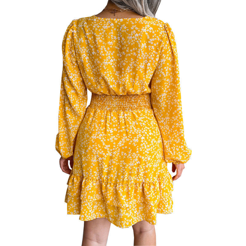Stilla | Strop Floral Chiffon Sommerkjole Online