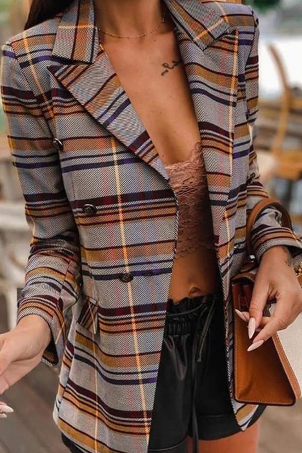 Stilla | Tartan Knap Ned Blazer