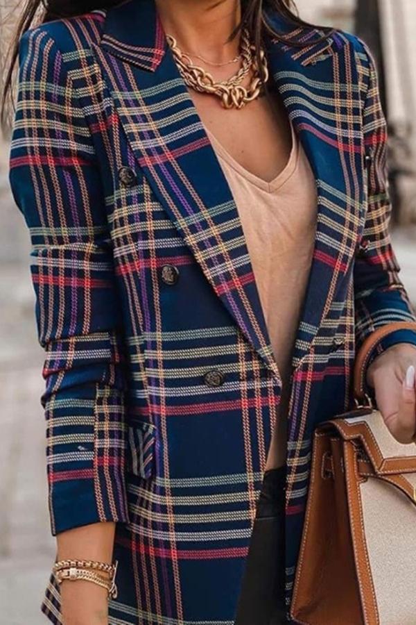 Stilla | Tartan Knap Ned Blazer