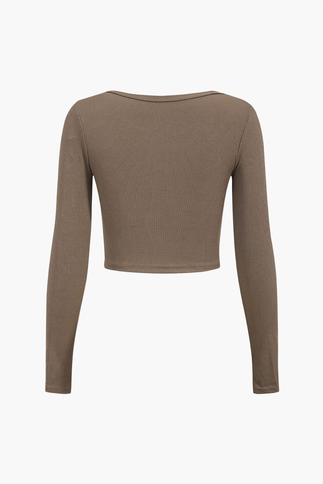 Stilla | Asymmetrisk Langærmet Top Med Cut Out & Knapdetaljer