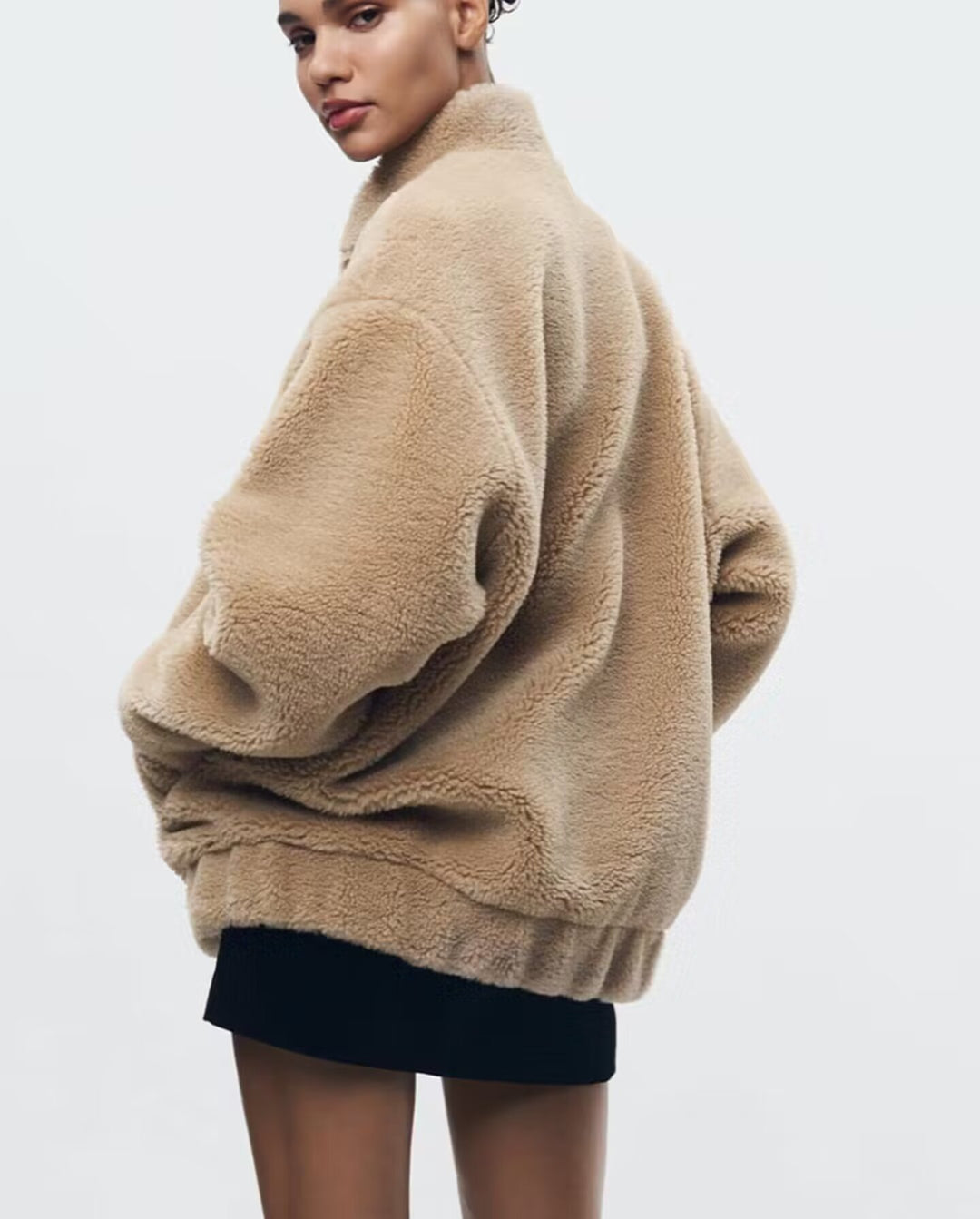 Stilla | Teddy Fleece Frakke