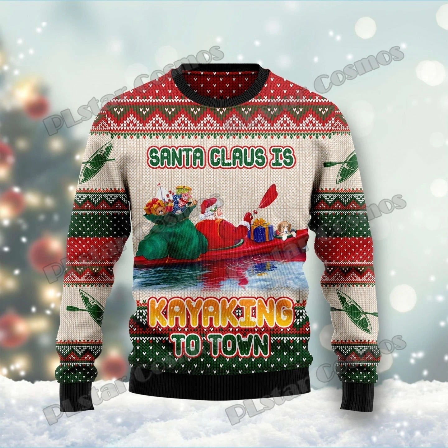 Stilla | Unisex julesweater med festlige mønstre