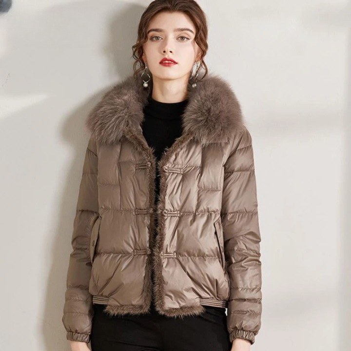 Stilla | Vinlese Bred Parka Med Fur Krave
