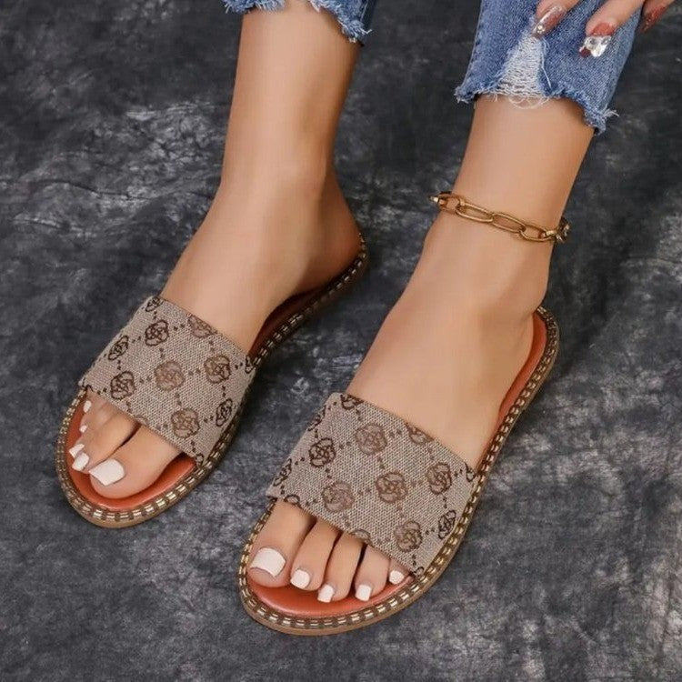 Stilla | Blomsterprint Sommer Sandaler Til Damer