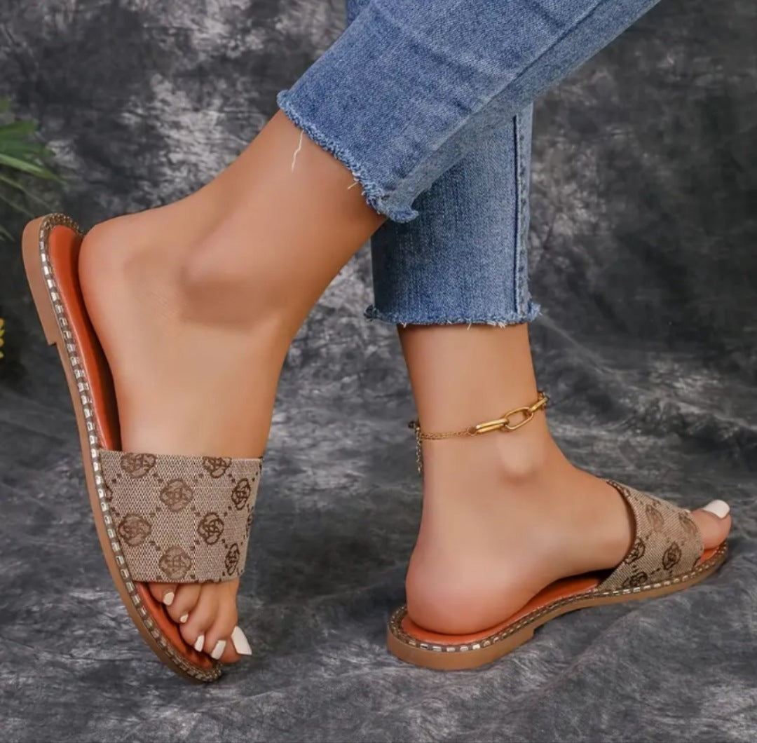 Stilla | Blomsterprint Sommer Sandaler Til Damer
