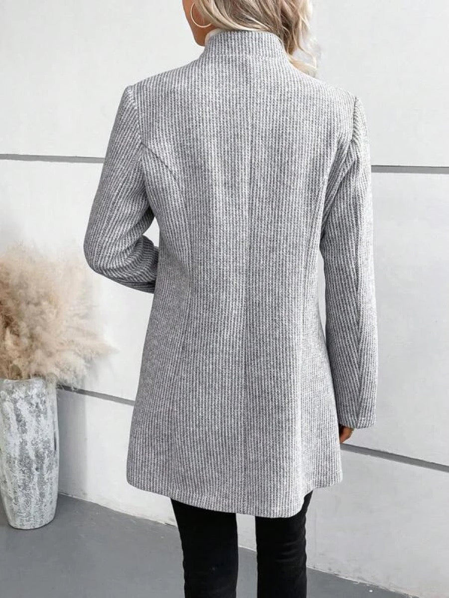 Stilla | Modegrå Jakke Med Lommer Og Lange Ærmer Online nu