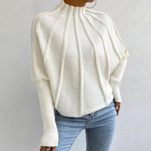 Stilla | Warm Høj Krave Comfort Damepullover Online salg