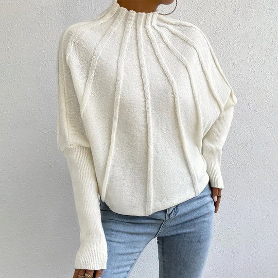 Stilla | Warm Høj Krave Comfort Damepullover Online salg