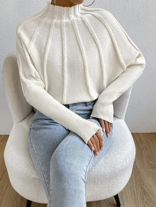 Stilla | Warm Høj Krave Comfort Damepullover Online salg