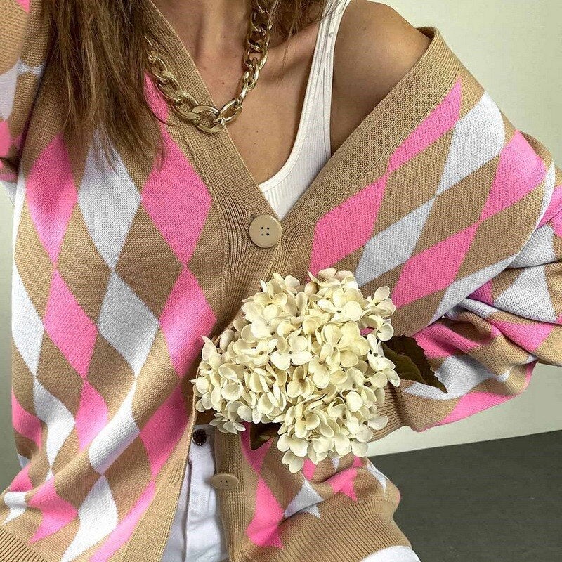 Stilla | Fashionable Groft strikjakke Online nu