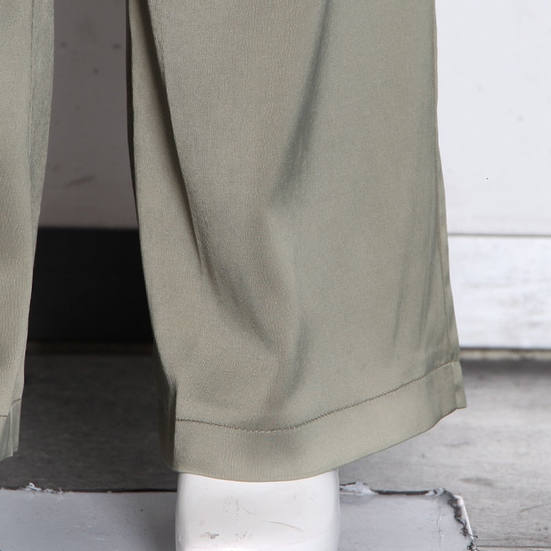 Stilla | Casual Loose Bukser Høj Talje Maxi Bred Benform Pants