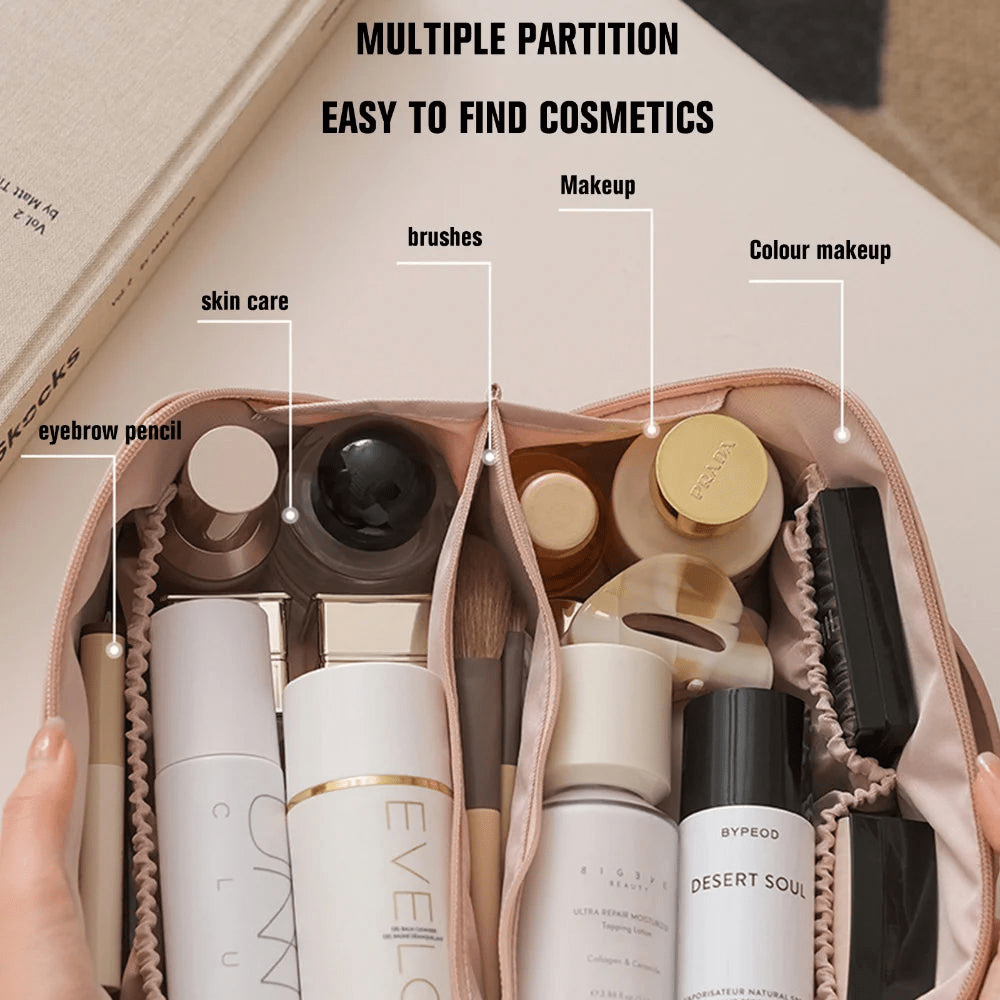 Stilla | Stilfulde og Praktiske Make up Taske Nem at Organisere
