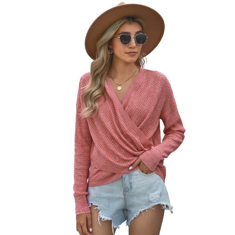 Stilla | Pullover med chic V-udskæring Online salg