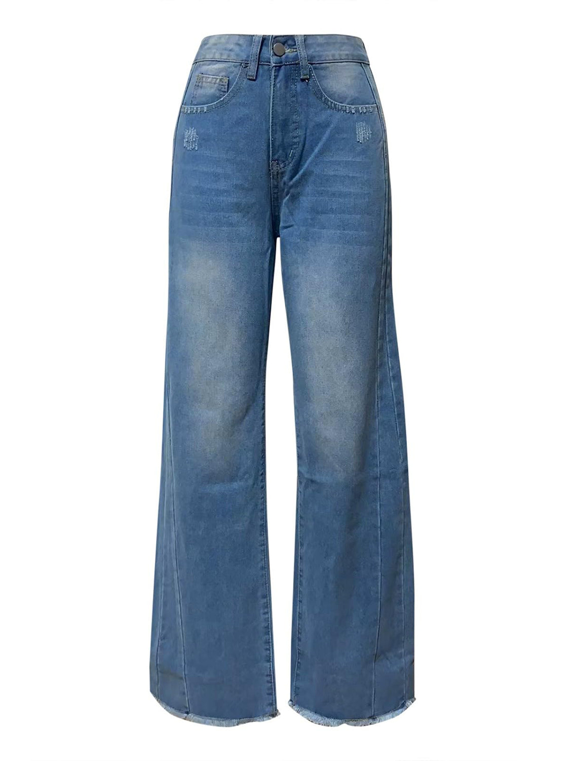 Stilla | Hem Bred Ben Jeans med Lommer
