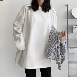 Stilla | Langærmet T-shirt i bomuld