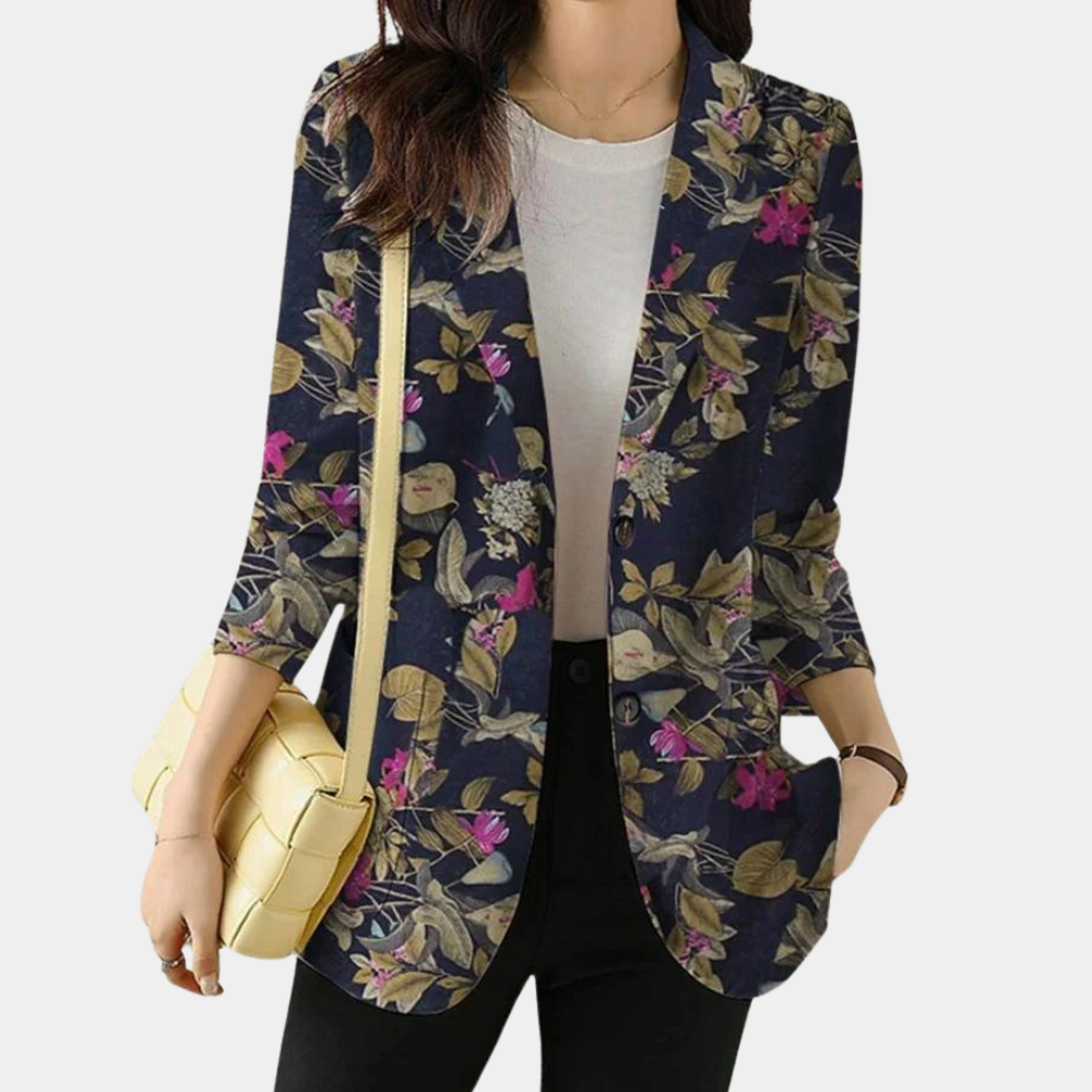 Stilla | Blomstret Kvinders Blazer på udsalg