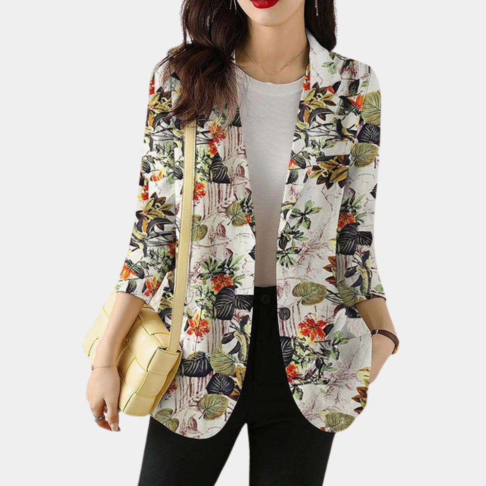 Stilla | Blomstret Kvinders Blazer på udsalg