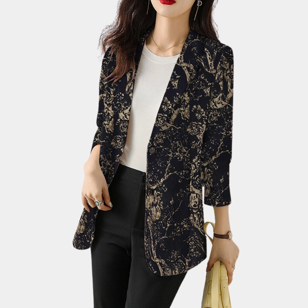 Stilla | Blomstret Kvinders Blazer på udsalg