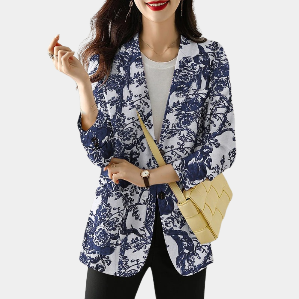 Stilla | Blomstret Kvinders Blazer på udsalg