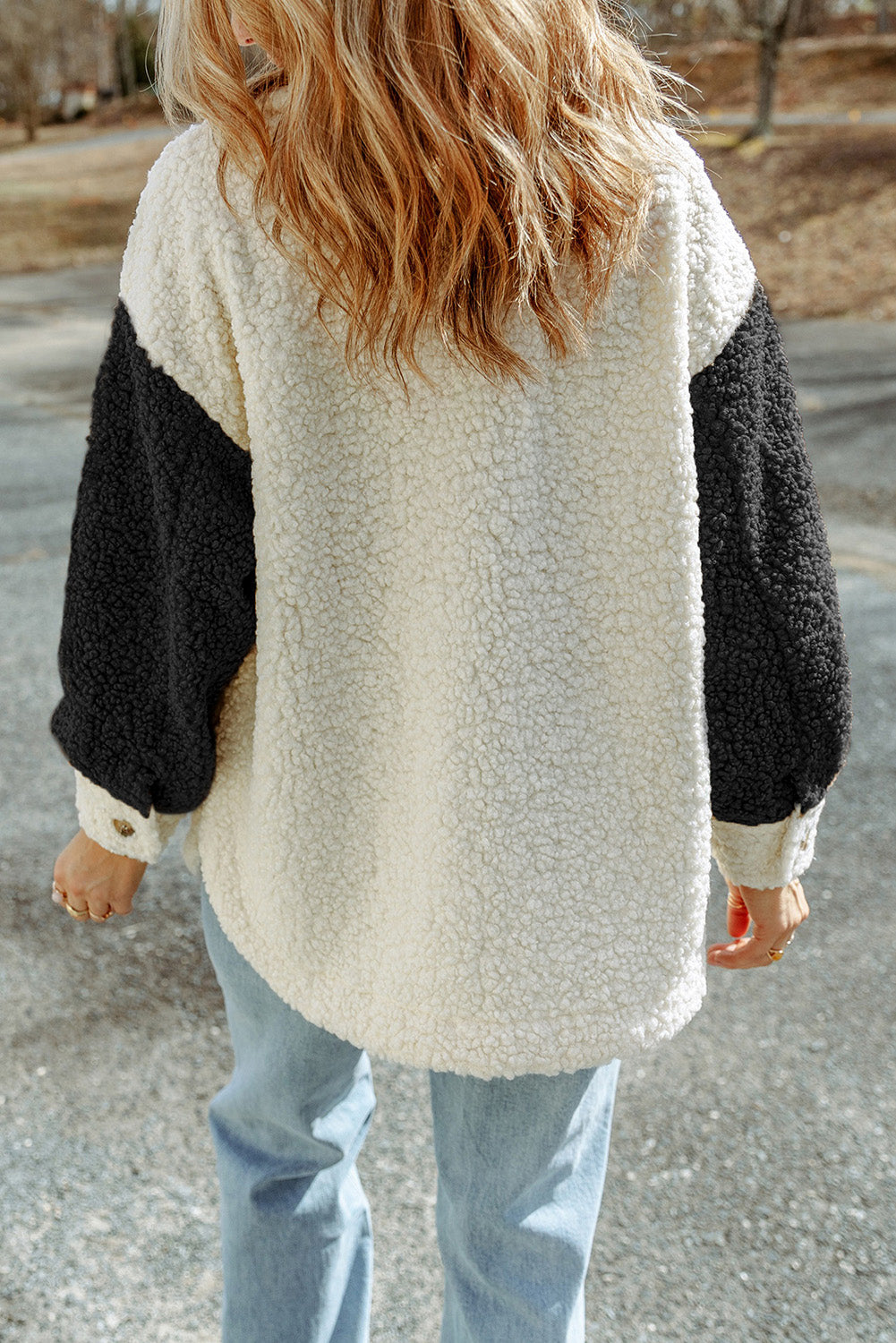 Stilla | Knap-Down Sherpa Jakke