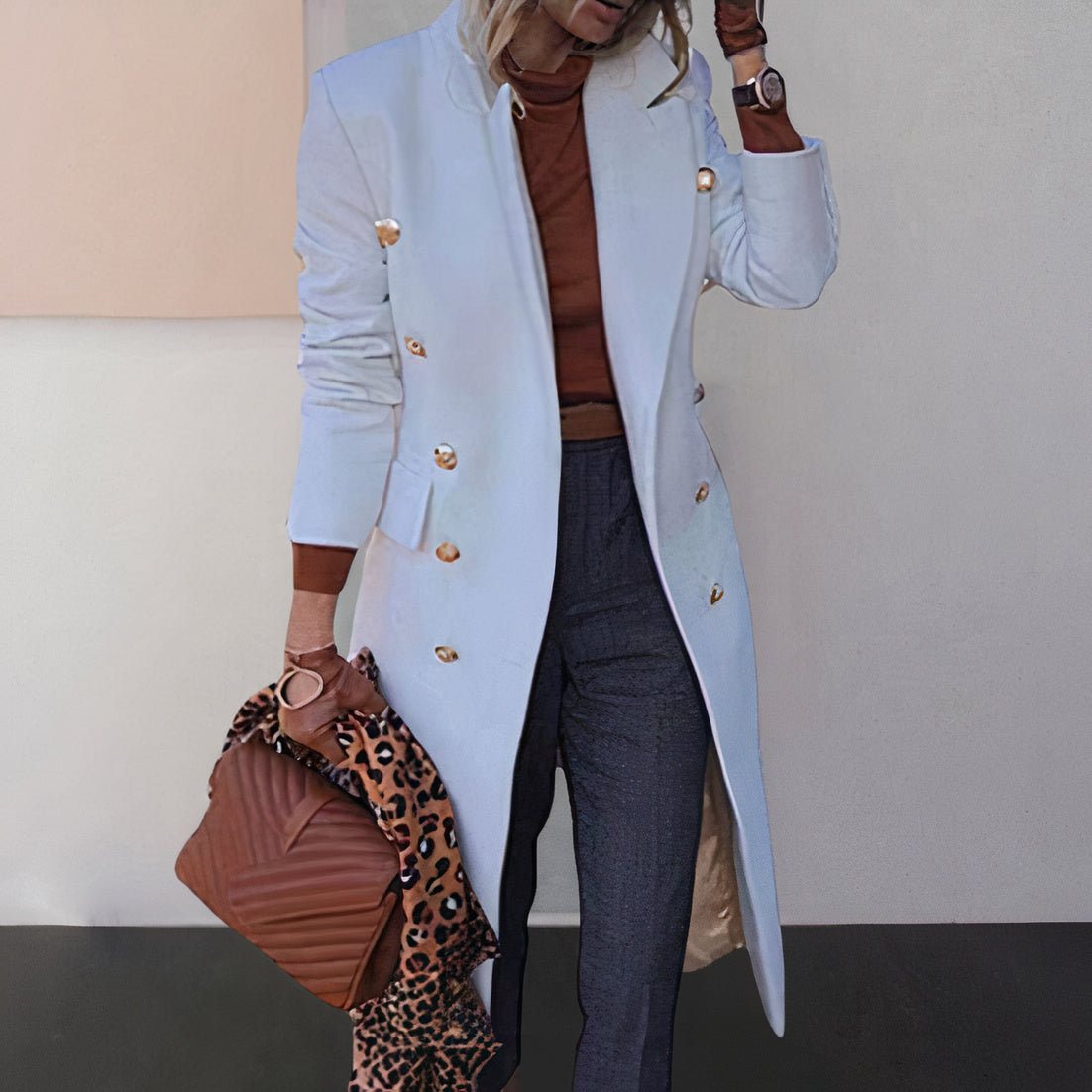 Stilla | Elegant Lang Frakkefor Kvinder Mode