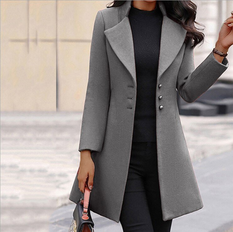 Stilla | Trenchcoat med knapper til kvinder Levere