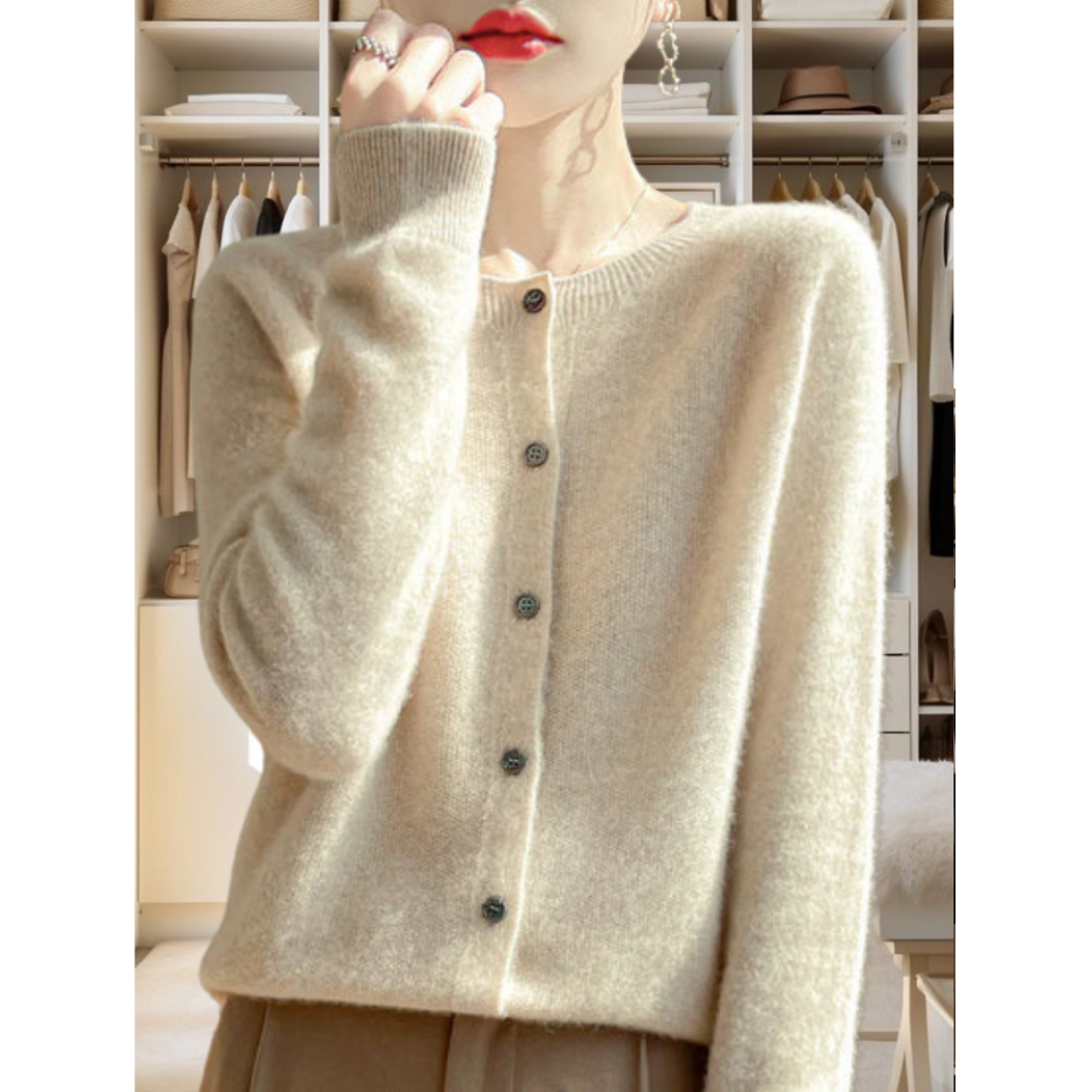 Stilla | varm cardigan til kvinder i praktisk design