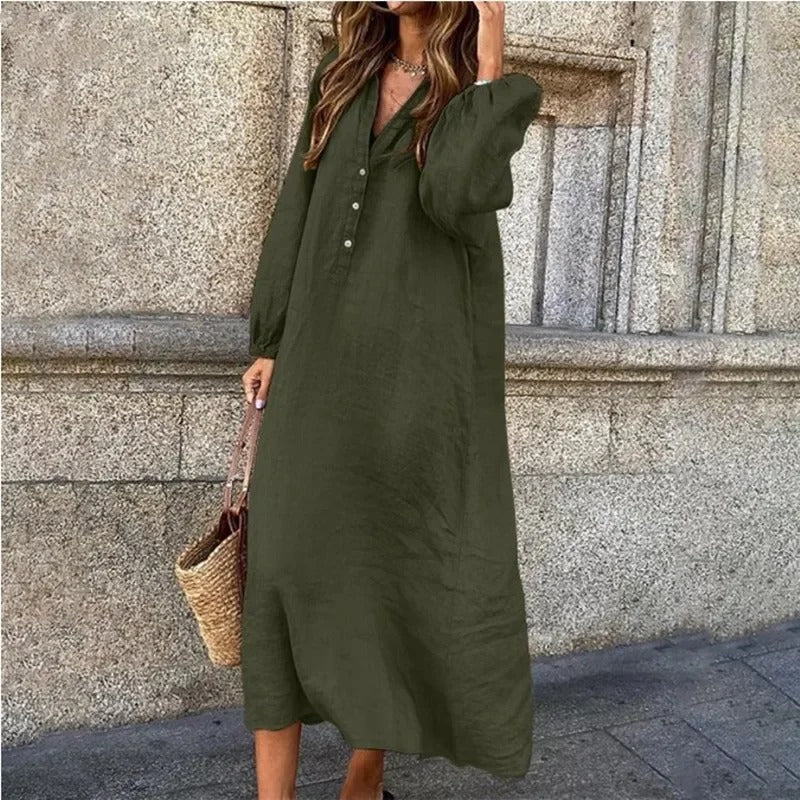 Stilla | Oversize Skjorte Kjole Damer