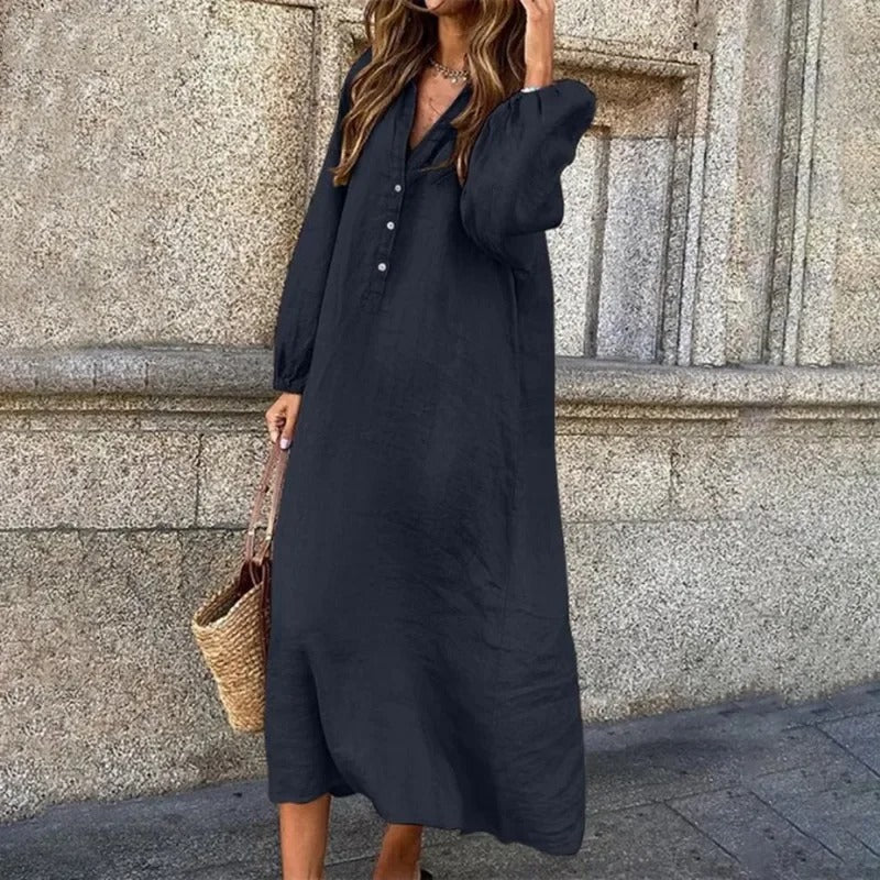 Stilla | Oversize Skjorte Kjole Damer