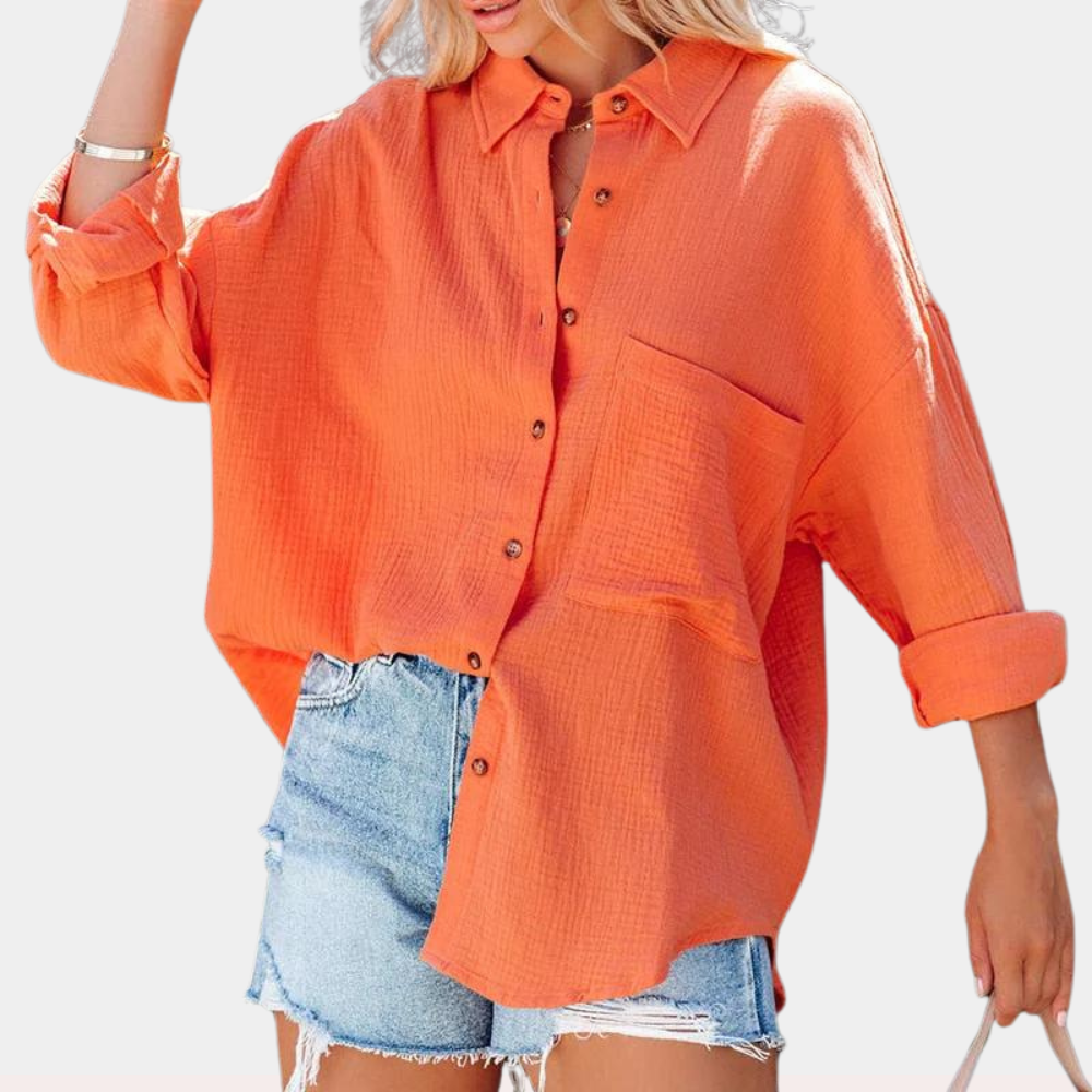 Stilla | Fritid Dame Sommerbluse med lomme