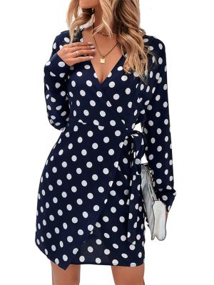 Stilla | Polka Dot Midi Kjole