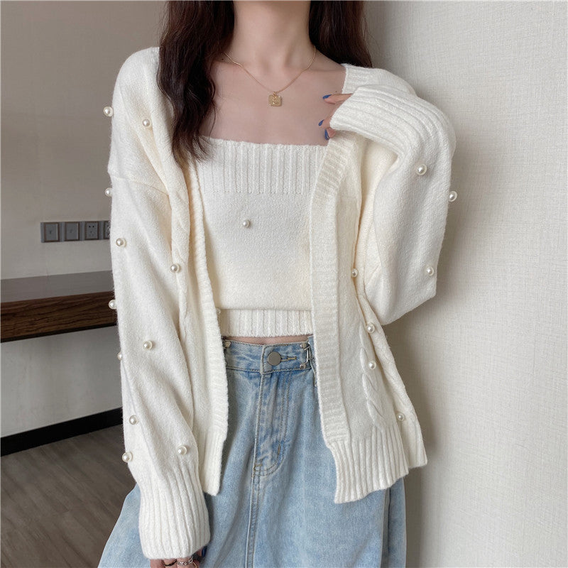 Stilla | Enfarvet Pullover Frakke Strik Cami Top Online Hot Salg