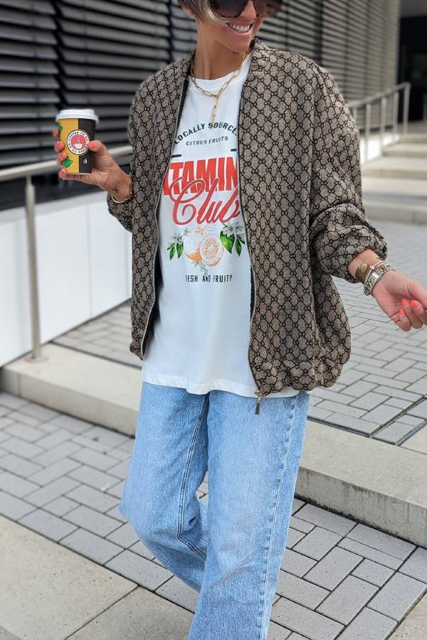 Stilla | Oversize bomberjakke moderne