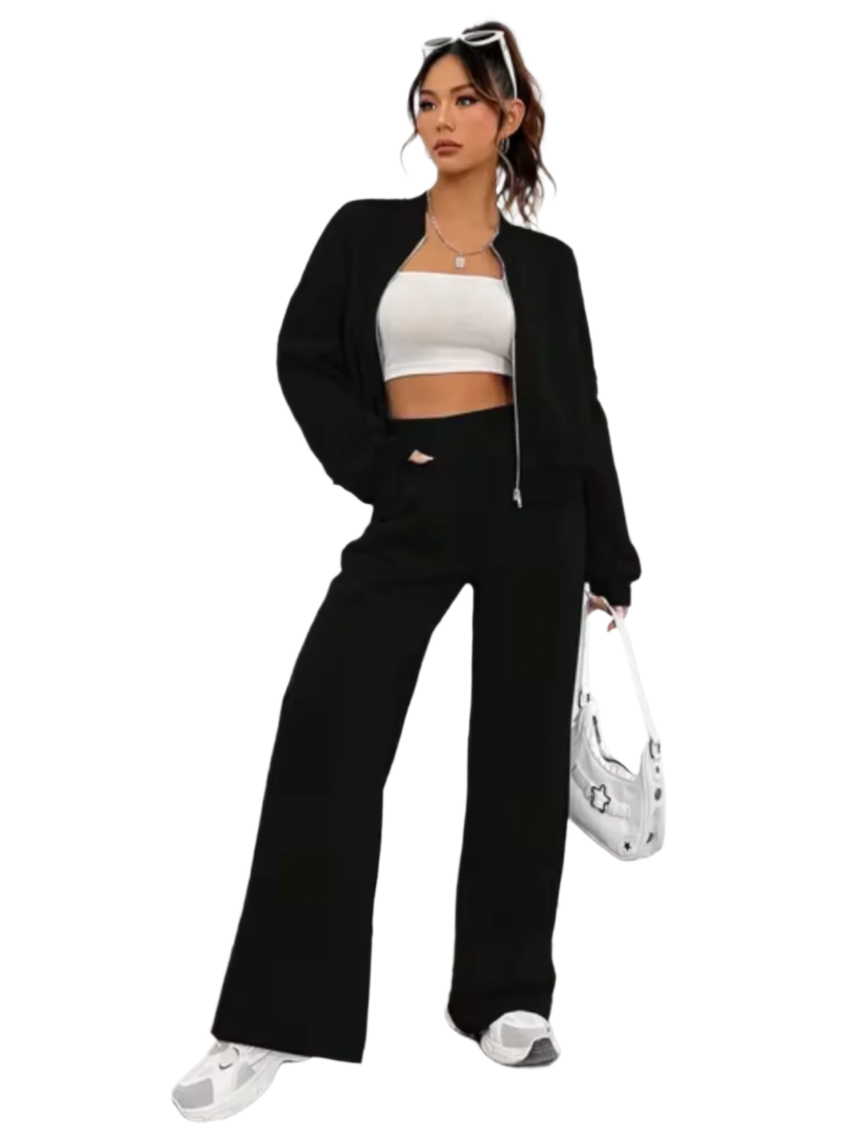 Stilla | Minimalistisk Blå Jakke Med Skræddersyet Look