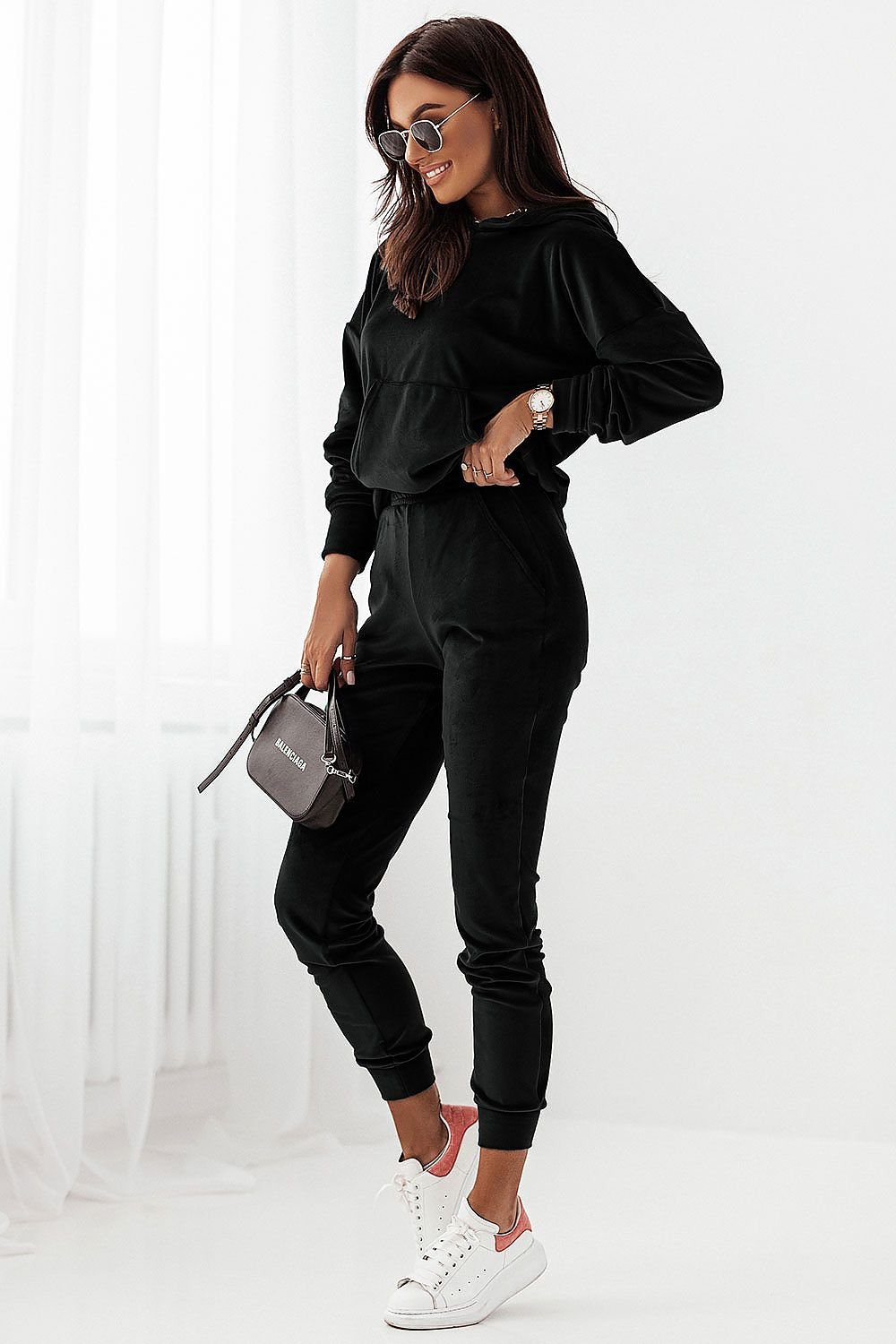 Stilla | Velour Sweatshirt Sæt