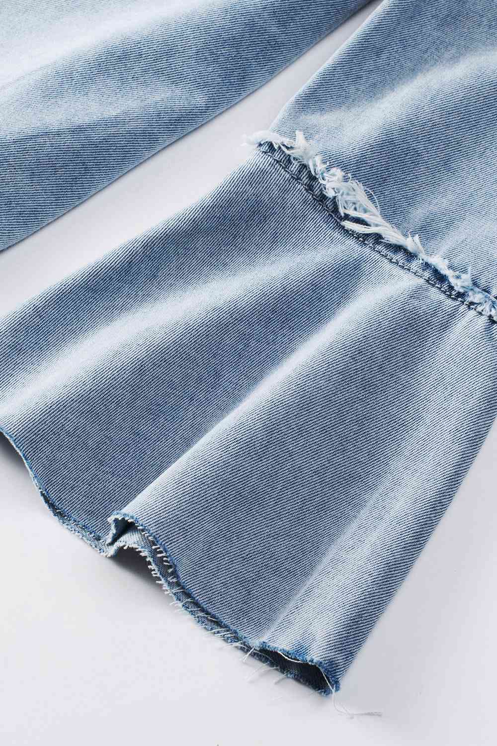 Stilla | Front Flare Sleeve Denim Top Mode