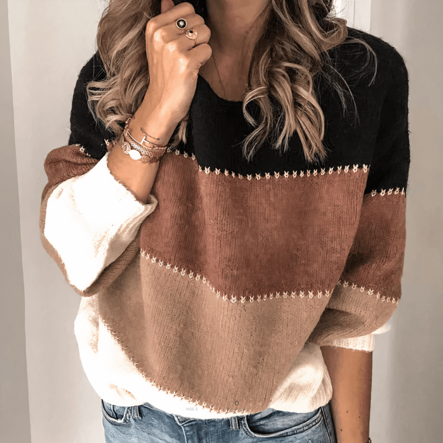 Stilla | Trøje Loose Stripes Trøje Til Kvinder Online salg