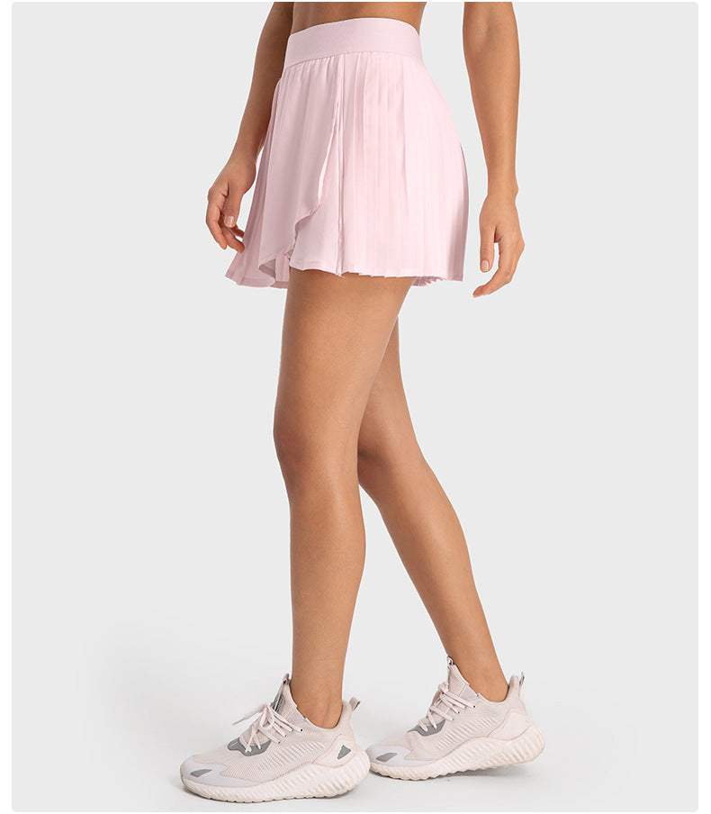 Stilla | Cooled Tennis Skort Plisseret, Krydset Foran, Indbyggede Shorts