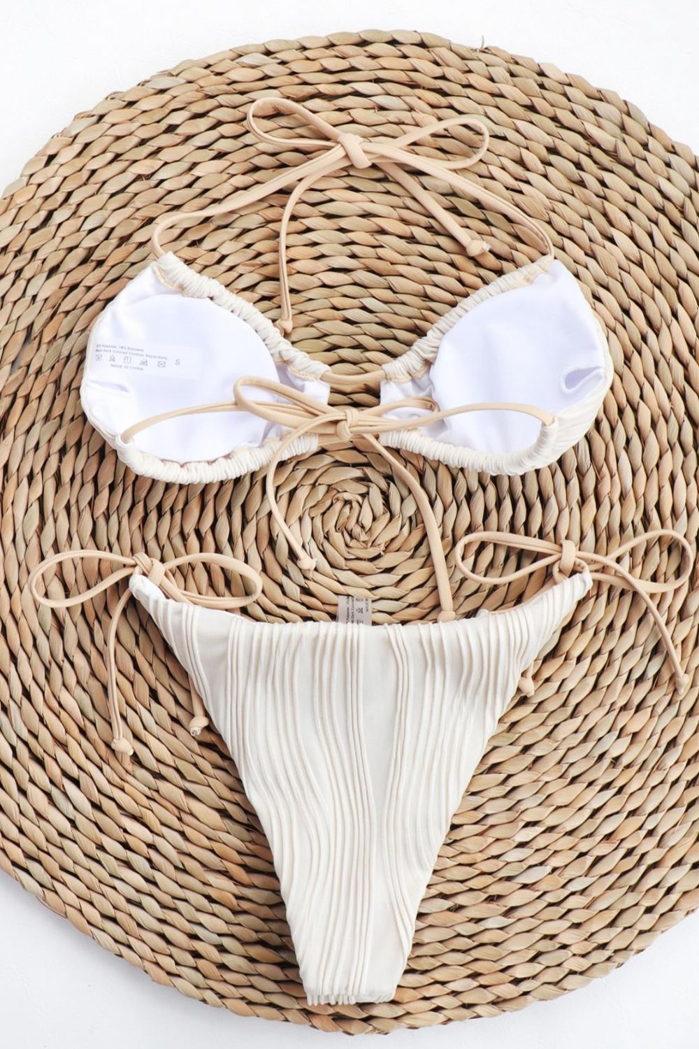 Stilla | Halterneck Tied Bikini Set på udsalg