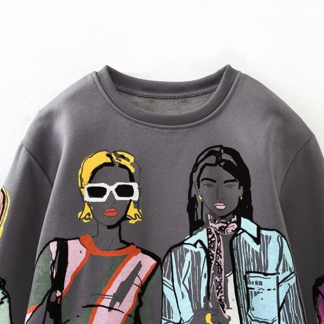 Stilla | Lækkert Overstørrelse Sweatshirt