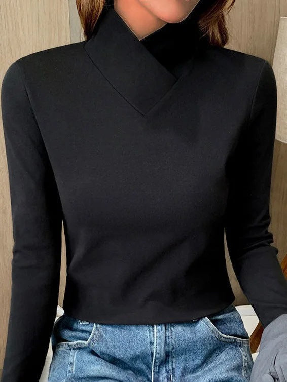 Stilla | Rullekravepullover med elegant look på udsalg