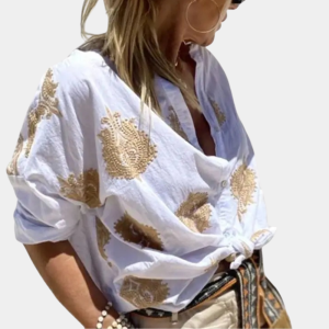 Stilla | Bluse Løs Bluse Med Print Online
