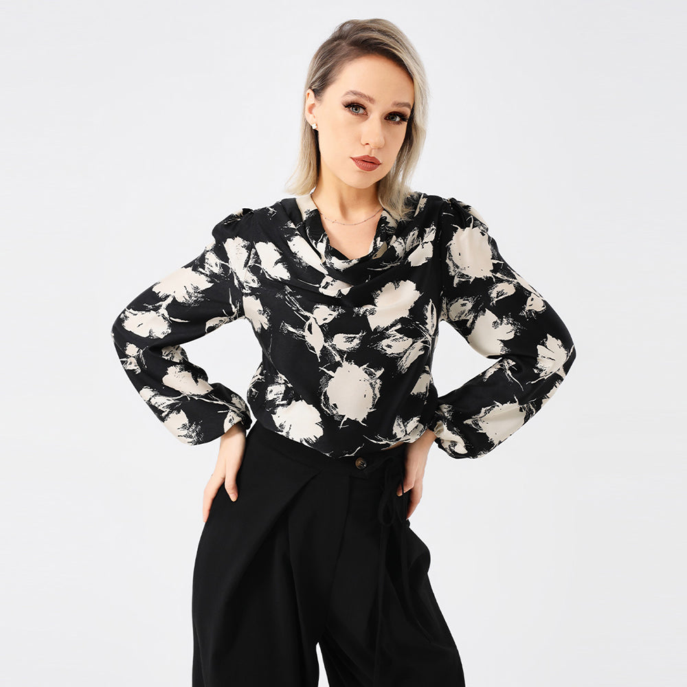 Stilla | Elegante Dames Print Bluse Mode