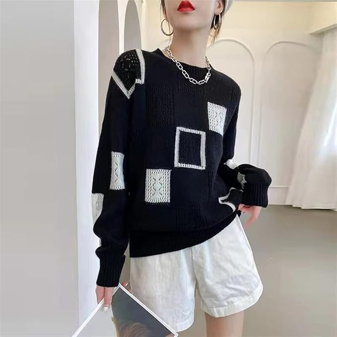 Stilla | Afslappet Geometrisk Pullover